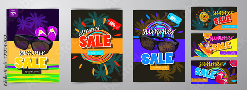 summer sale template banner
