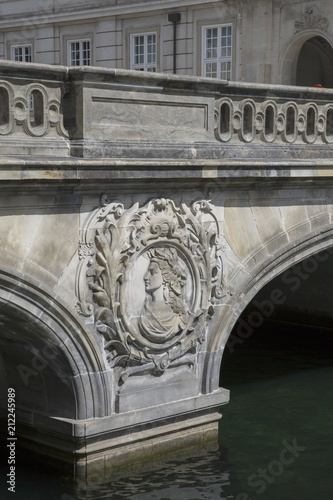 Marmorbroen Bridge; Frederiksholms Canal; Copenhagen photo