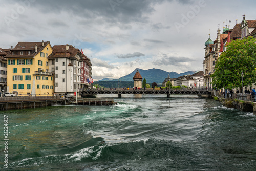 Swiss, Lucerne city view