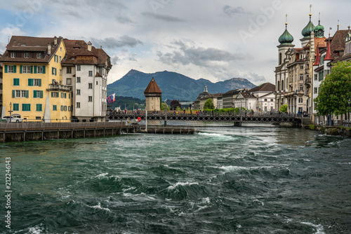 Swiss, Lucerne city view