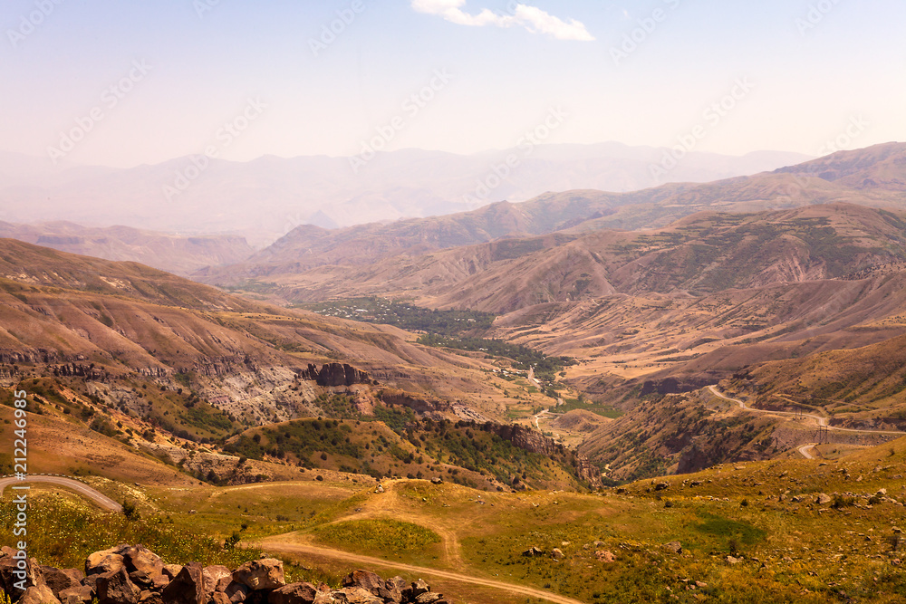 Hills and Valley view in Armenia, Caucasus Hills and Valley view in Armenia, Caucasus