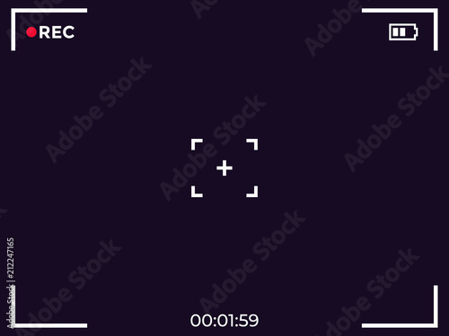Camera screen, video recording