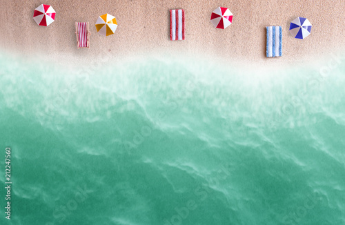 Beach abstract view