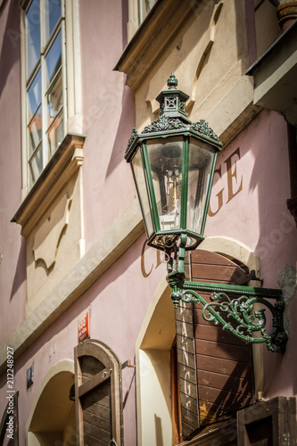 Laterne in der Prager Altstadt