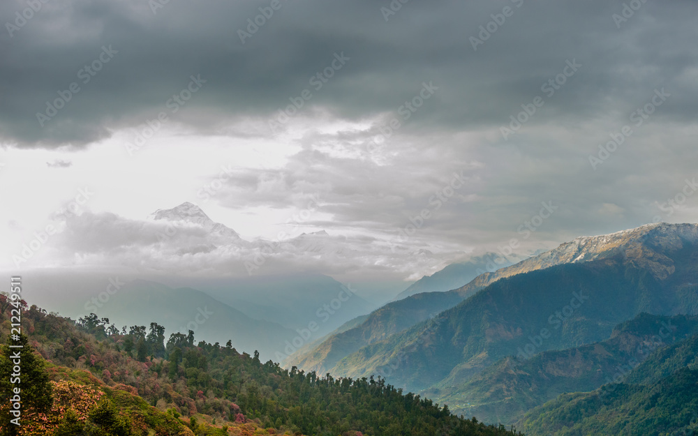 Fototapeta premium Himalayas landscape. Mountain range