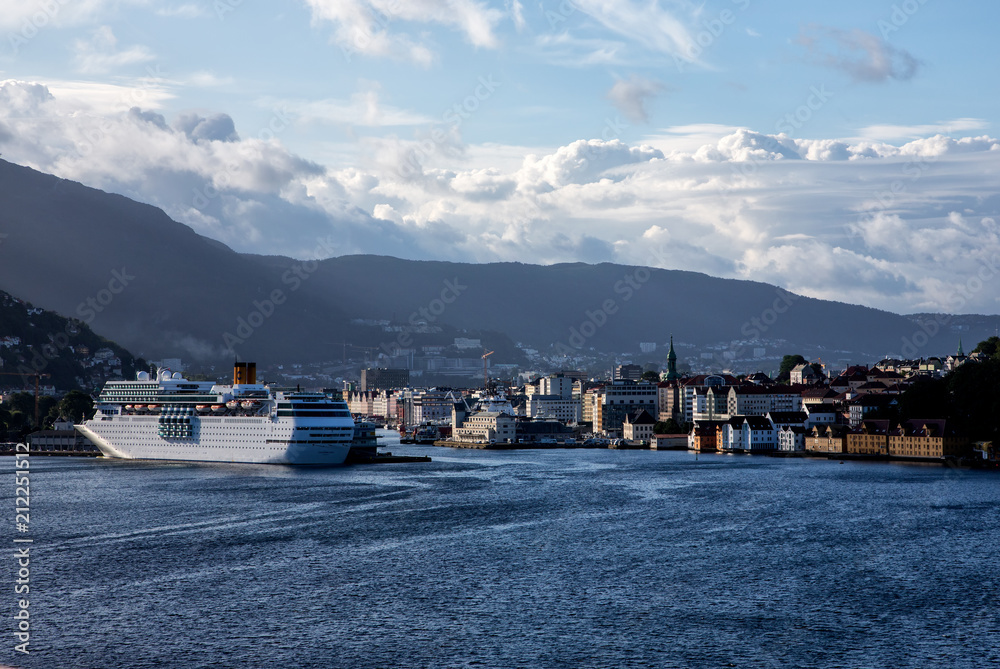 Urban landscape in Norway, Bergen