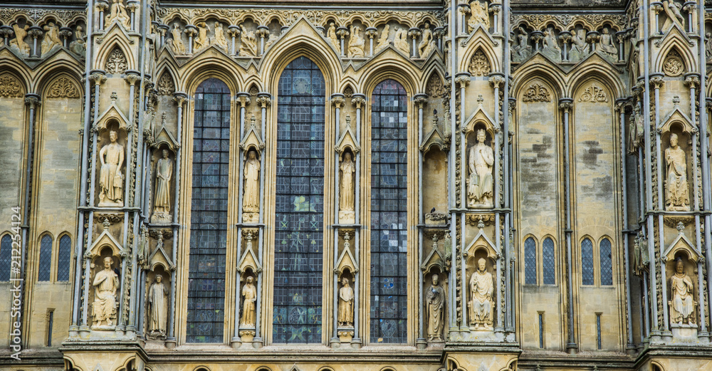 Wells Cathedral, Somerset, England, UK