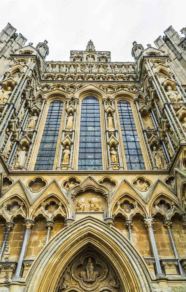 Wells Cathedral, Somerset, England, UK (detail)