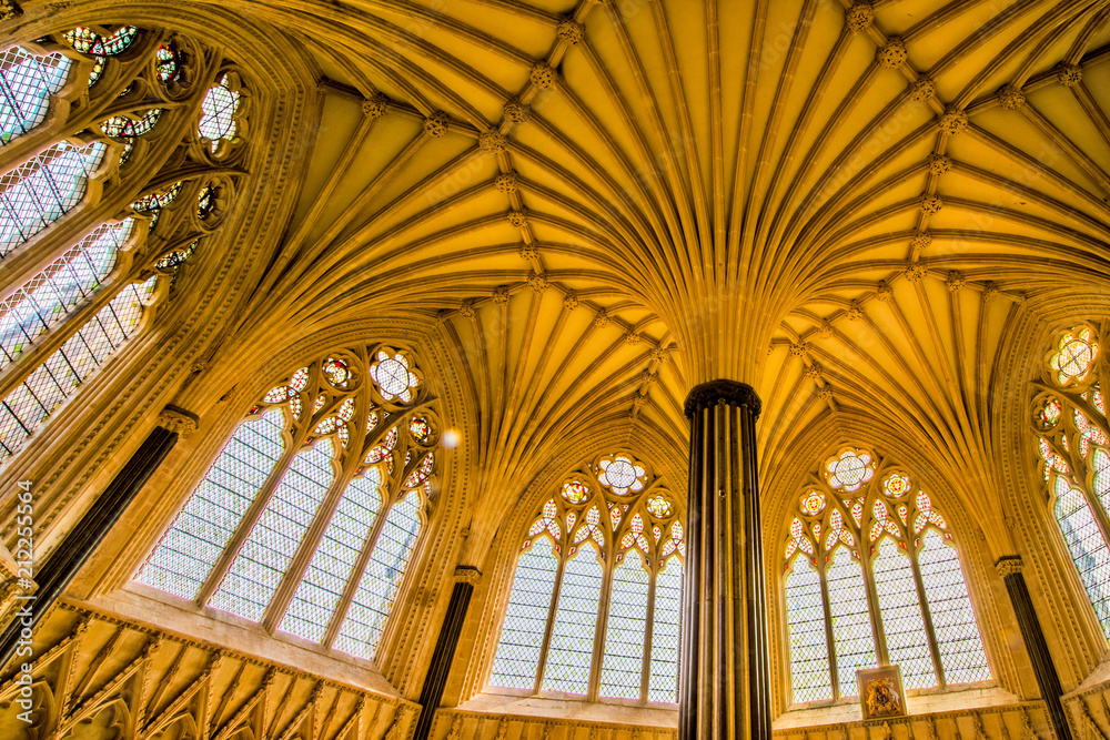 Wells Cathedral, Somerset, England, UK 