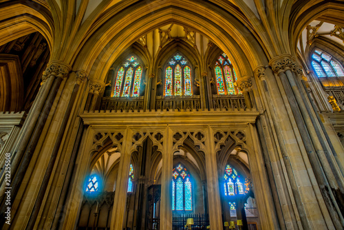 Wells Cathedral  Somerset  England  UK 