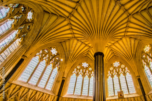 Wells Cathedral  Somerset  England  UK 