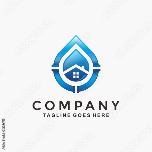 Water logo design