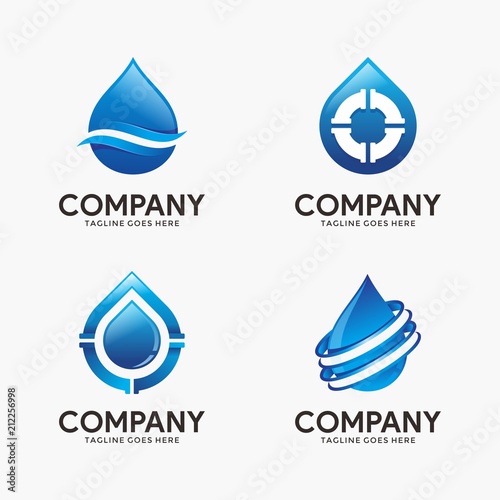 Water logo design