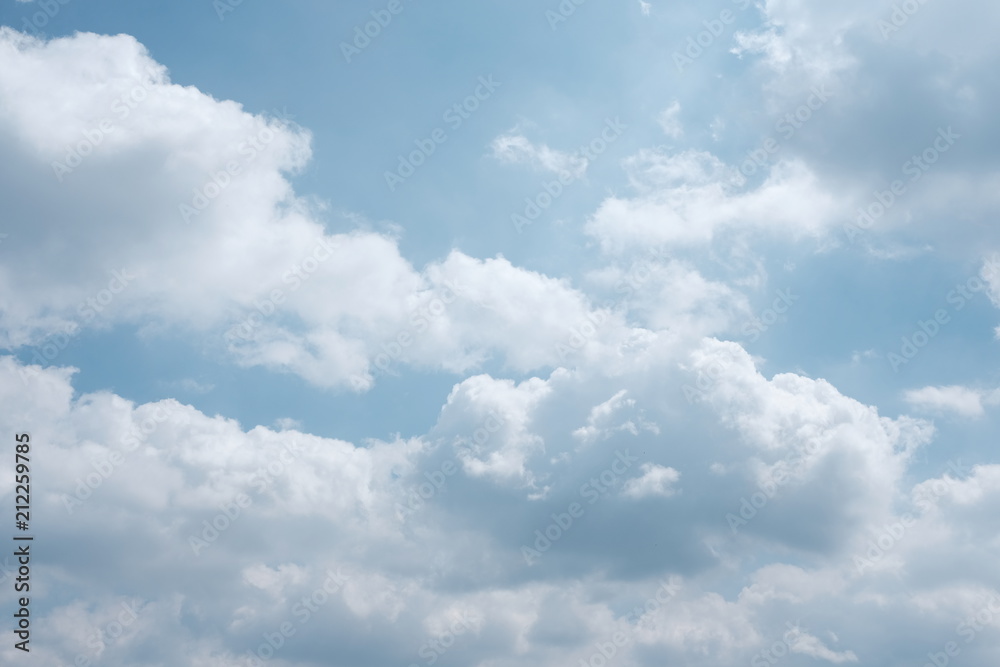 Fototapeta premium Cloud Season Summer bright skies