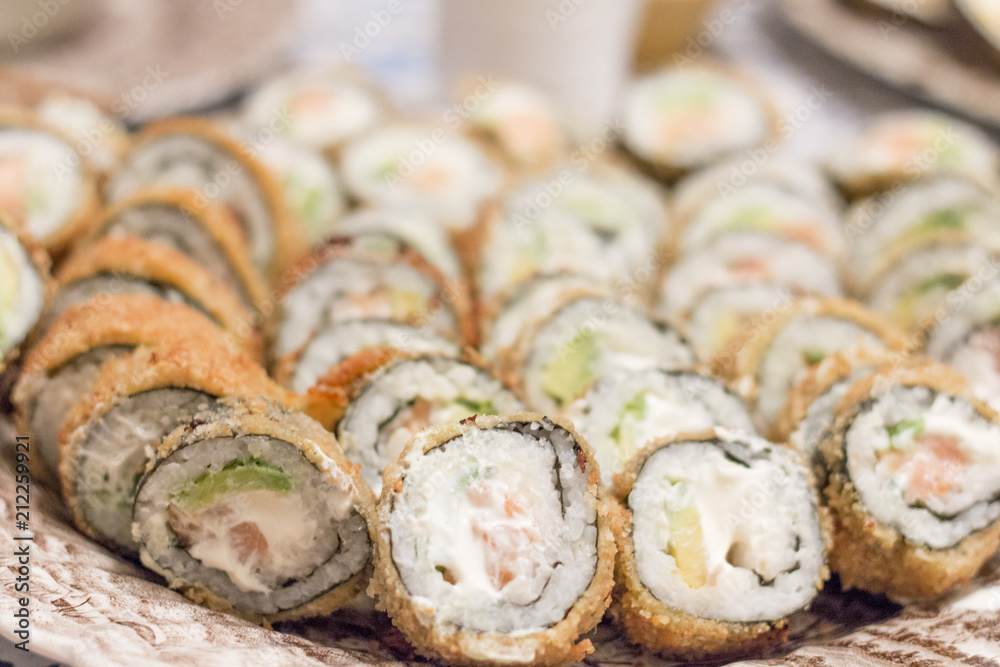 rolls de sushi rolls de sushi