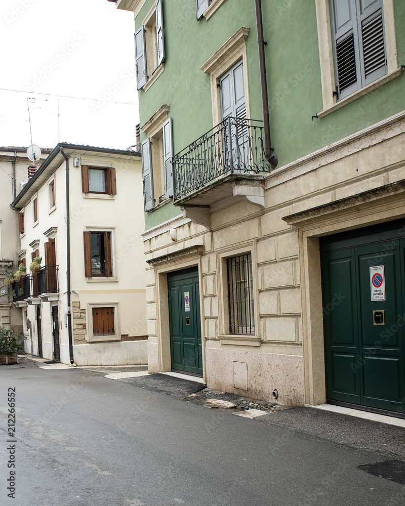 View on the street in Verona