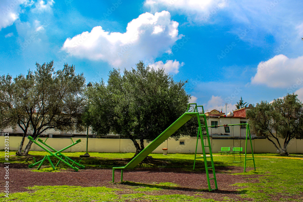 Parque, dia soleado