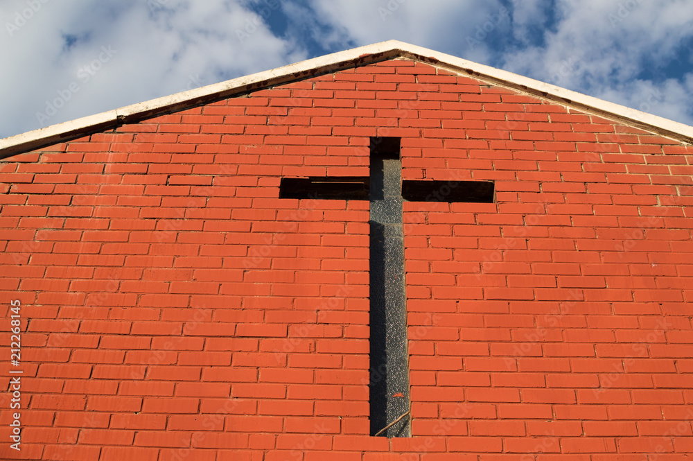 Church with Brick Cross and Heaven, Livingstone, Zambia