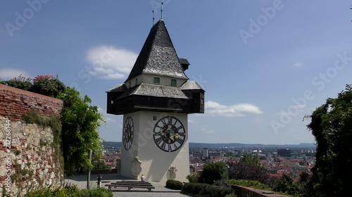 Impressionen aus Graz - Grazer Uhrturm photo