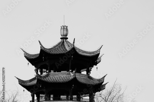 Chinese pavilion detail (Kunming, Yunnan, China)