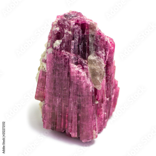 Natural tourmaline in the form of a needle unit
