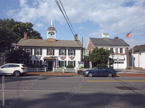 Bedford free public library and fire department Bedford Village, New York