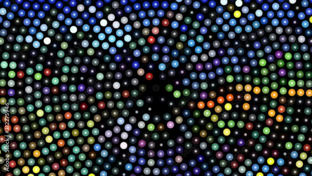 Abstract background with colorful rotating dots Abstract background with colorful rotating dots