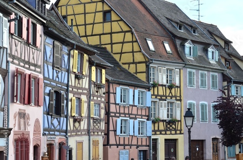 Fototapeta Naklejka Na Ścianę i Meble -  Maisons traditionnelles, Alsace, France