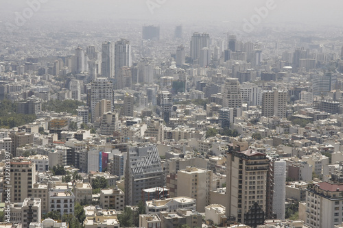 View of the residential area in Nothern part of Tehran, Iranian capital city
