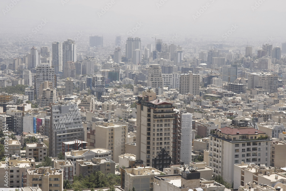 View of Northern Tehran, Iran