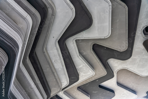 Photography Singapore - June 10 2018: Park Royal hotel in Singapore,  called Hotel In A gard