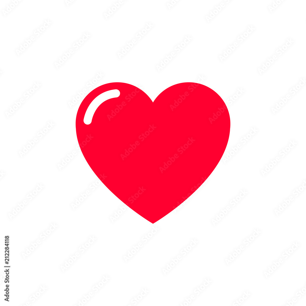 love icon vector sing