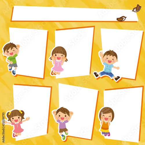 子供たちのフレーム