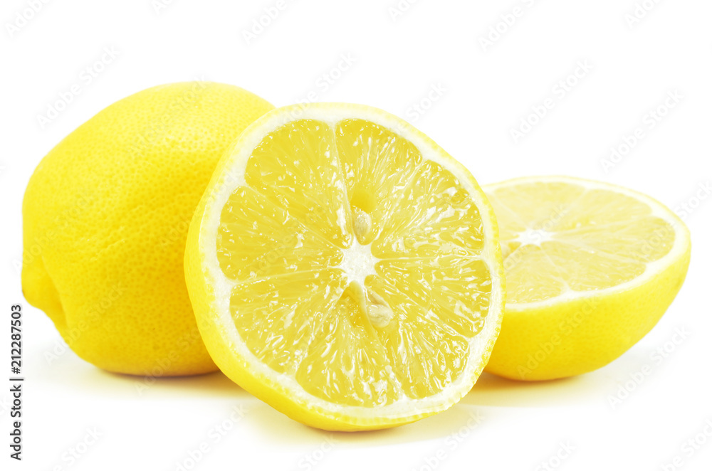 Ripe lemon fruits Ripe lemon fruits