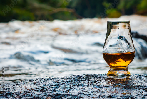 Canvas Print Whiskey By The River