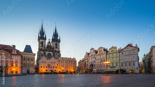 Old town square in Prague city, Czech Republic