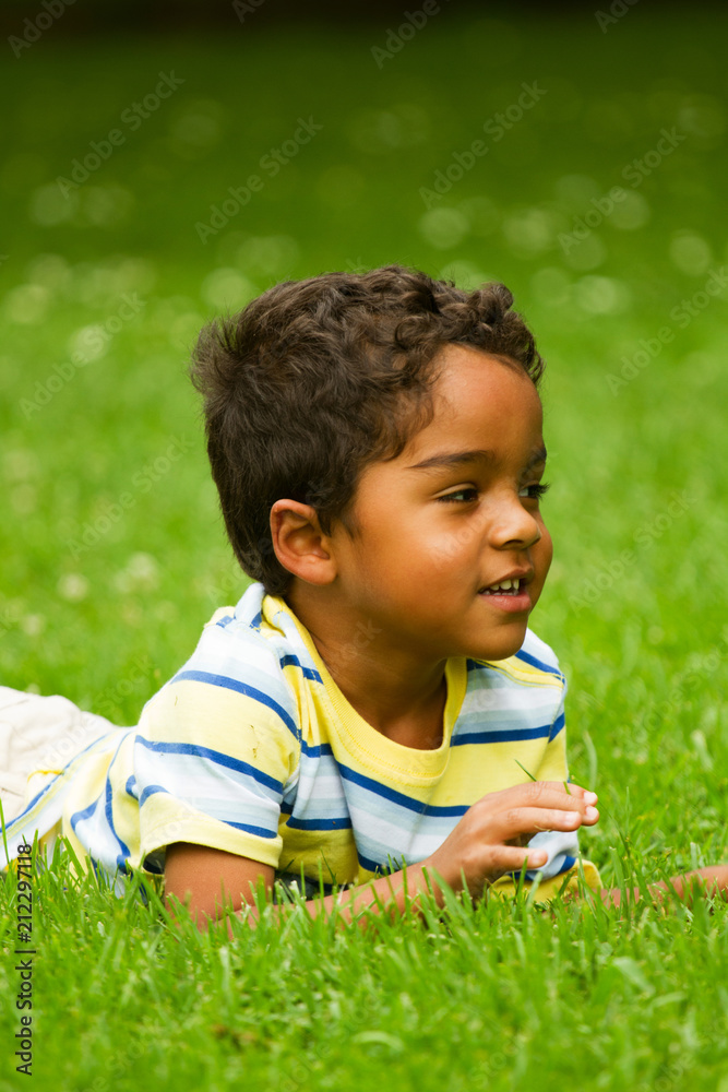 Cute little hispanic boy. фотография Stock | Adobe Stock