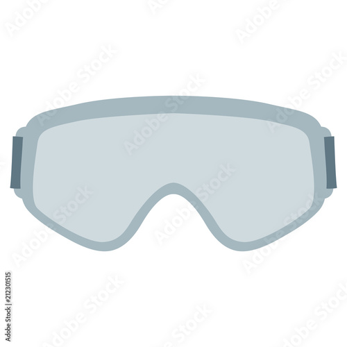 goggles  vector illustration flat style front side