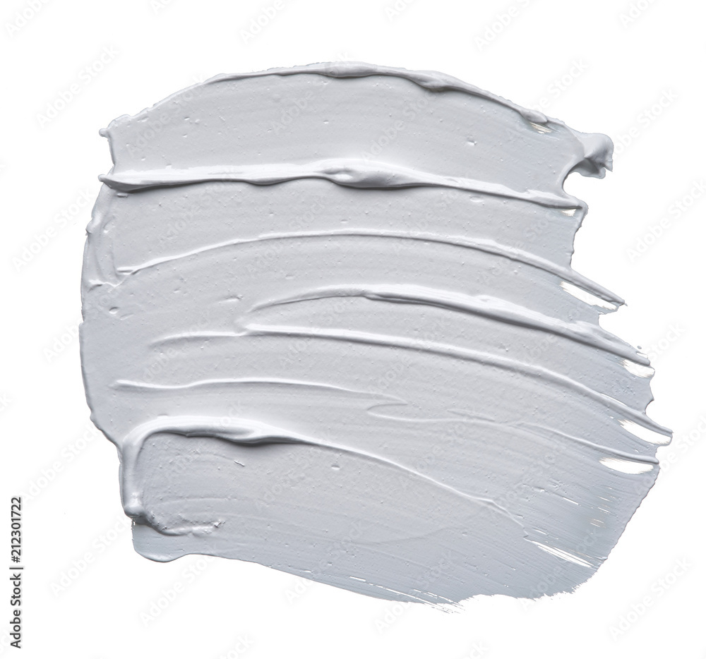 White creamy acrylic paint texture White creamy acrylic paint texture
