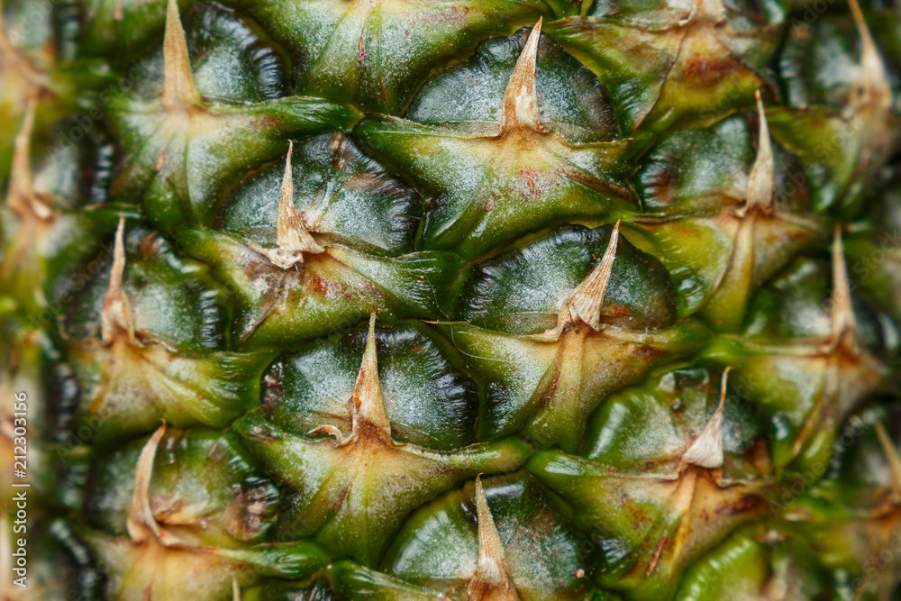 pineapple skin close-up. Background. Texture pineapple skin close-up. Background. Texture