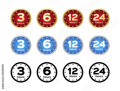 protection shield hour icon vector