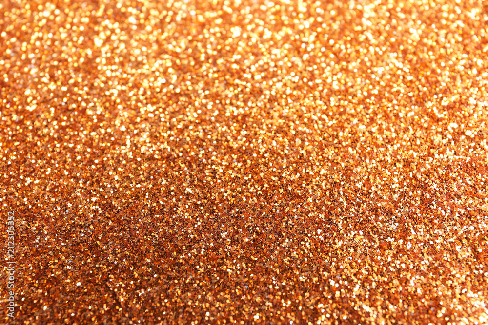 Texture of rose gold glitter fabric as background