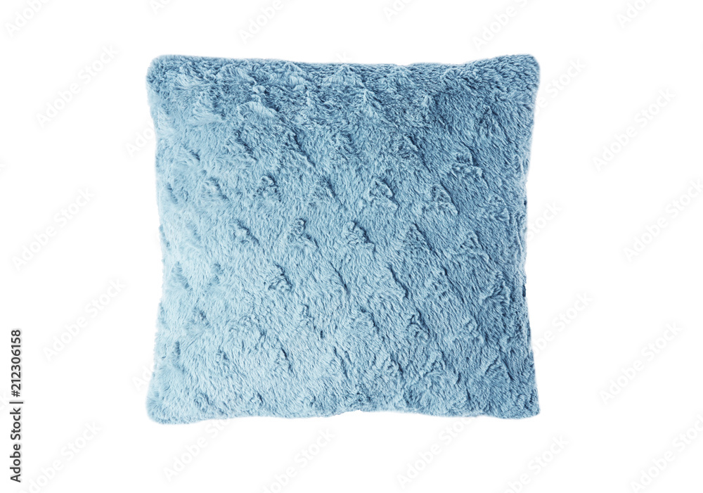 Soft decorative pillow on white background Soft decorative pillow on white background