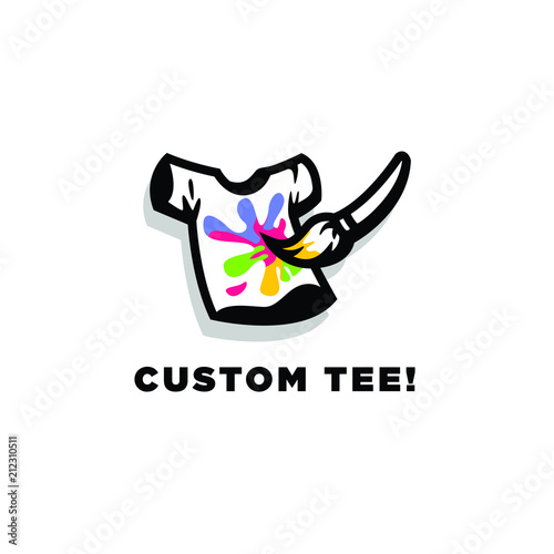 Custom Tee Logo.