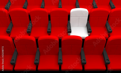 sièges salle cinéma chaises fauteuils théâtre spectacle réservé exclusivité photo
