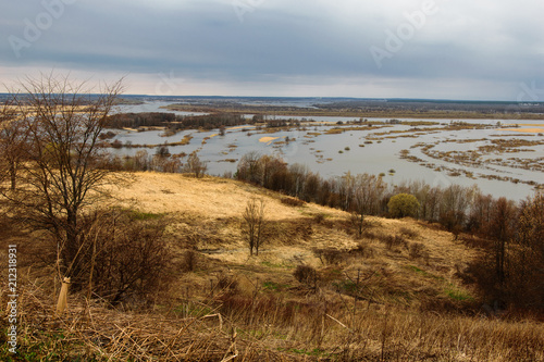 Oka River in Nizhny Novgorod Region  Russia