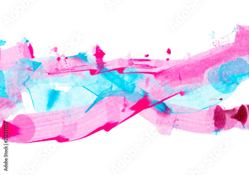 Abstract grange paint spot ...