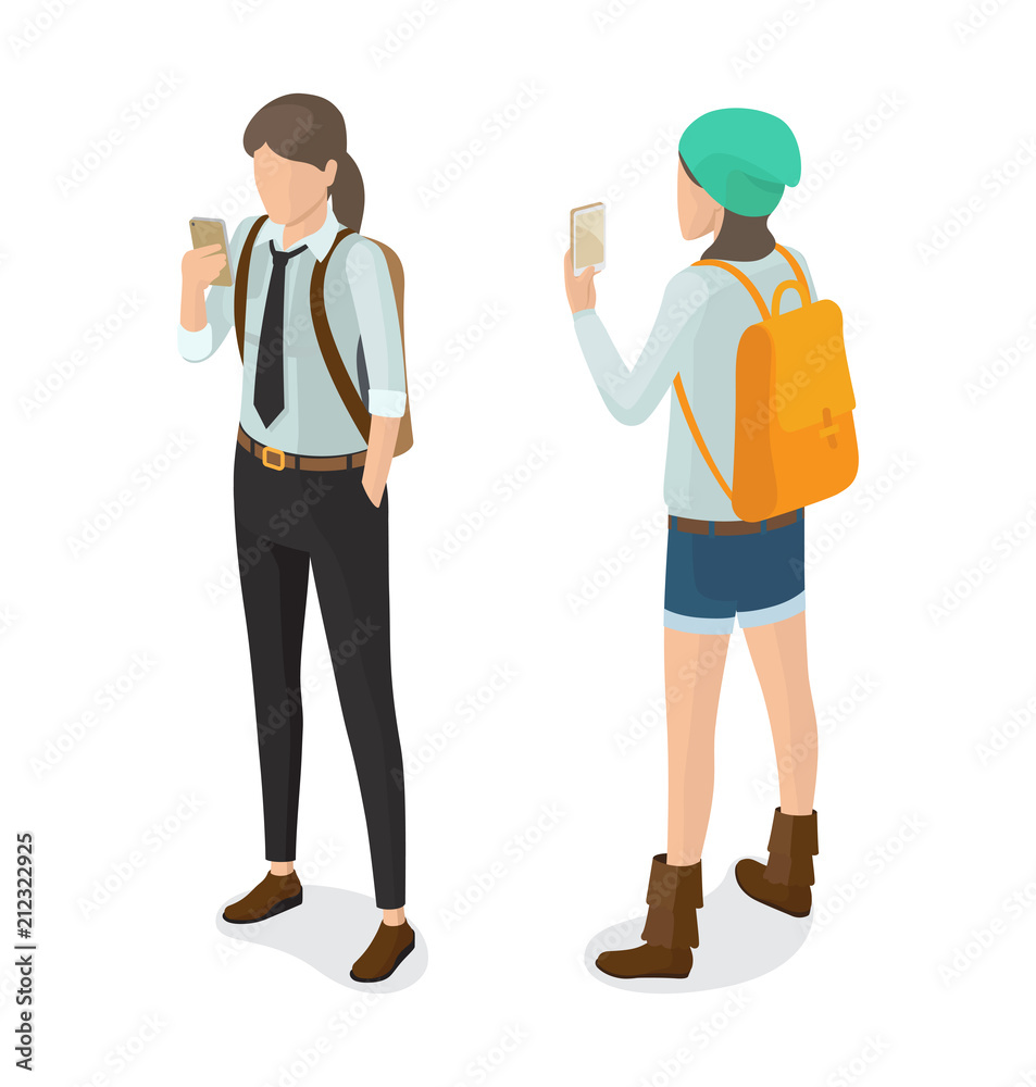 High School Pupil in Black Trousers Shirt and Tie High School Pupil in Black Trousers Shirt and Tie