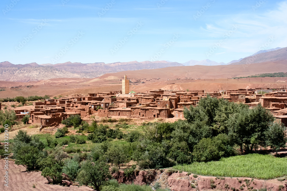 paysage ville Atlas Maroc
