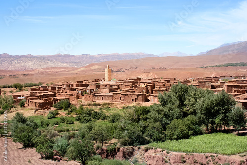 paysage ville Atlas Maroc